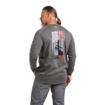 Picture of Ariat 10039429 FR Air Life on the Line Graphic Top