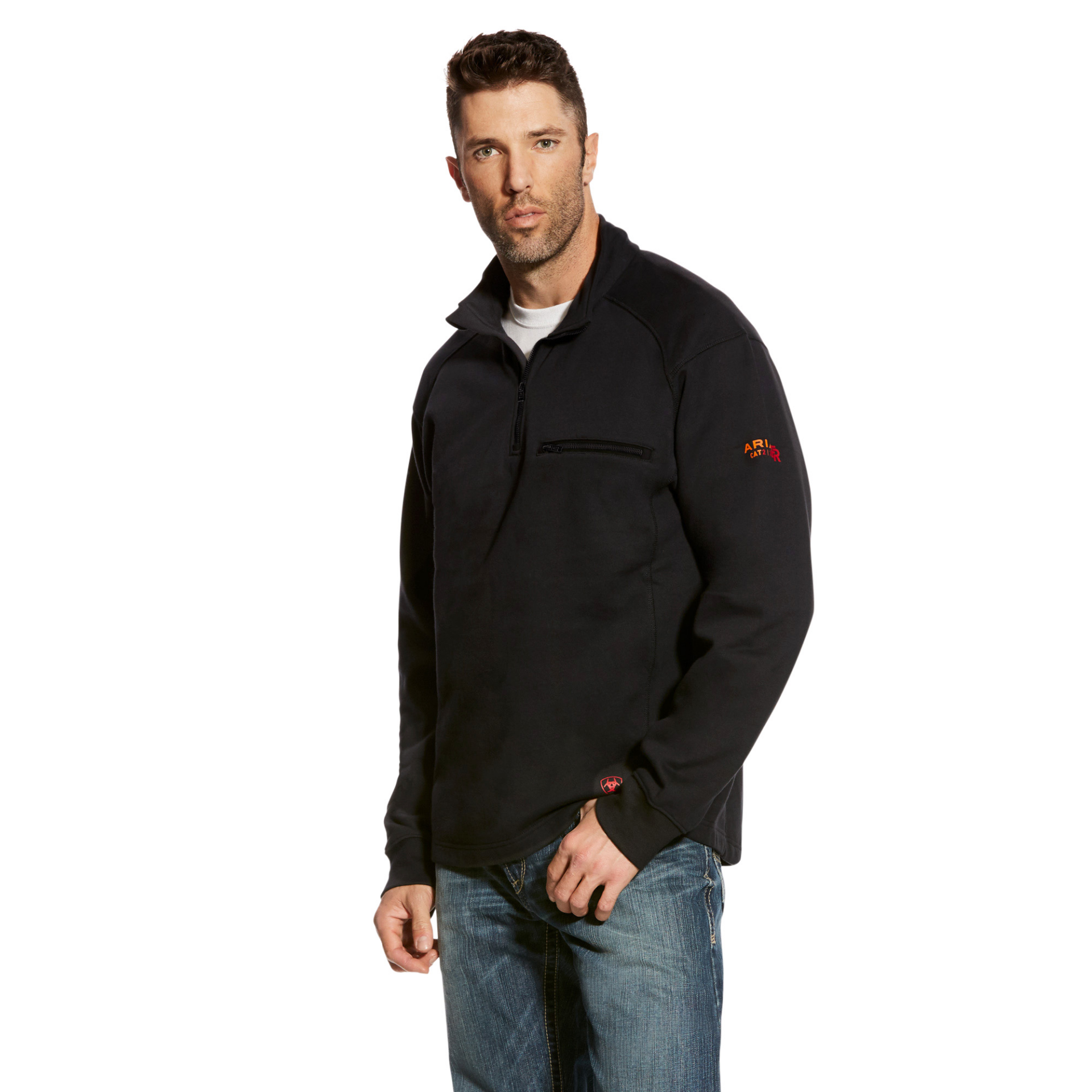 Picture of Ariat 10023985 FR Rev 1/4 Zip Top