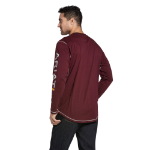 Picture of Ariat 10032963 REBAR WORKMAN LOGO LS T-SHRT