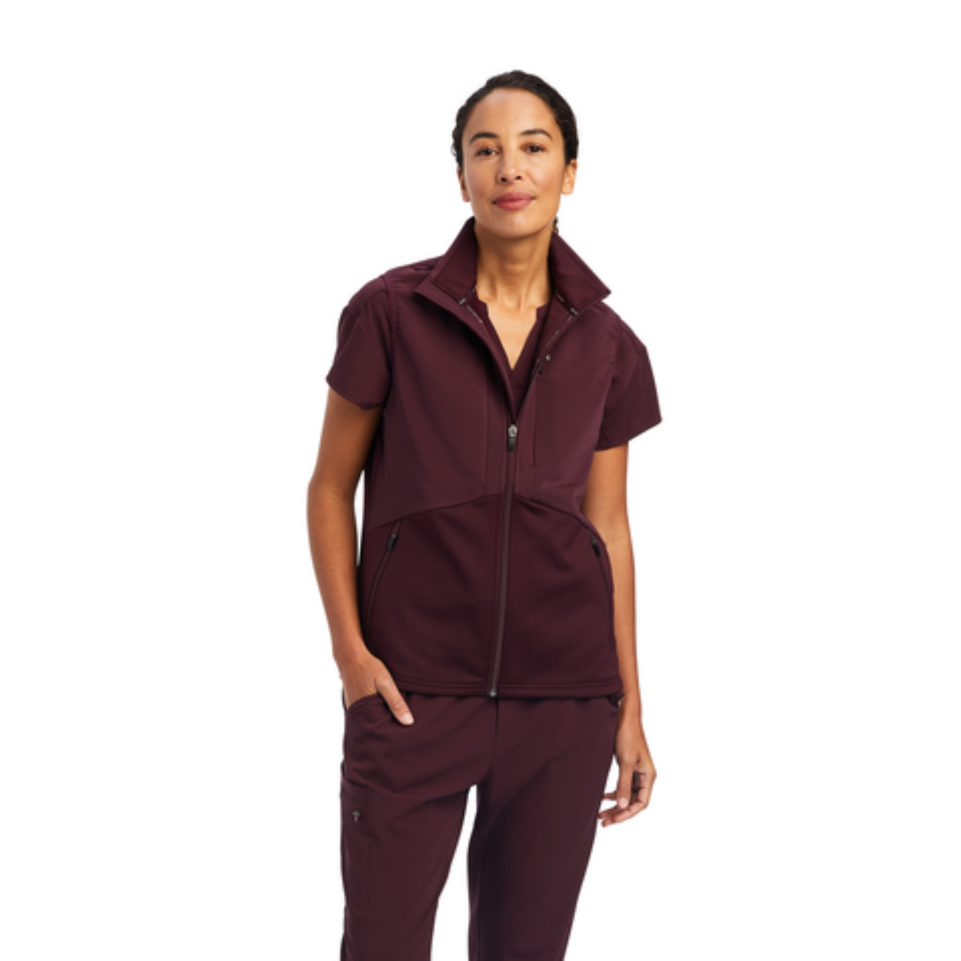 Picture of Ariat 10041892 Sina Fleece Scrub Vest