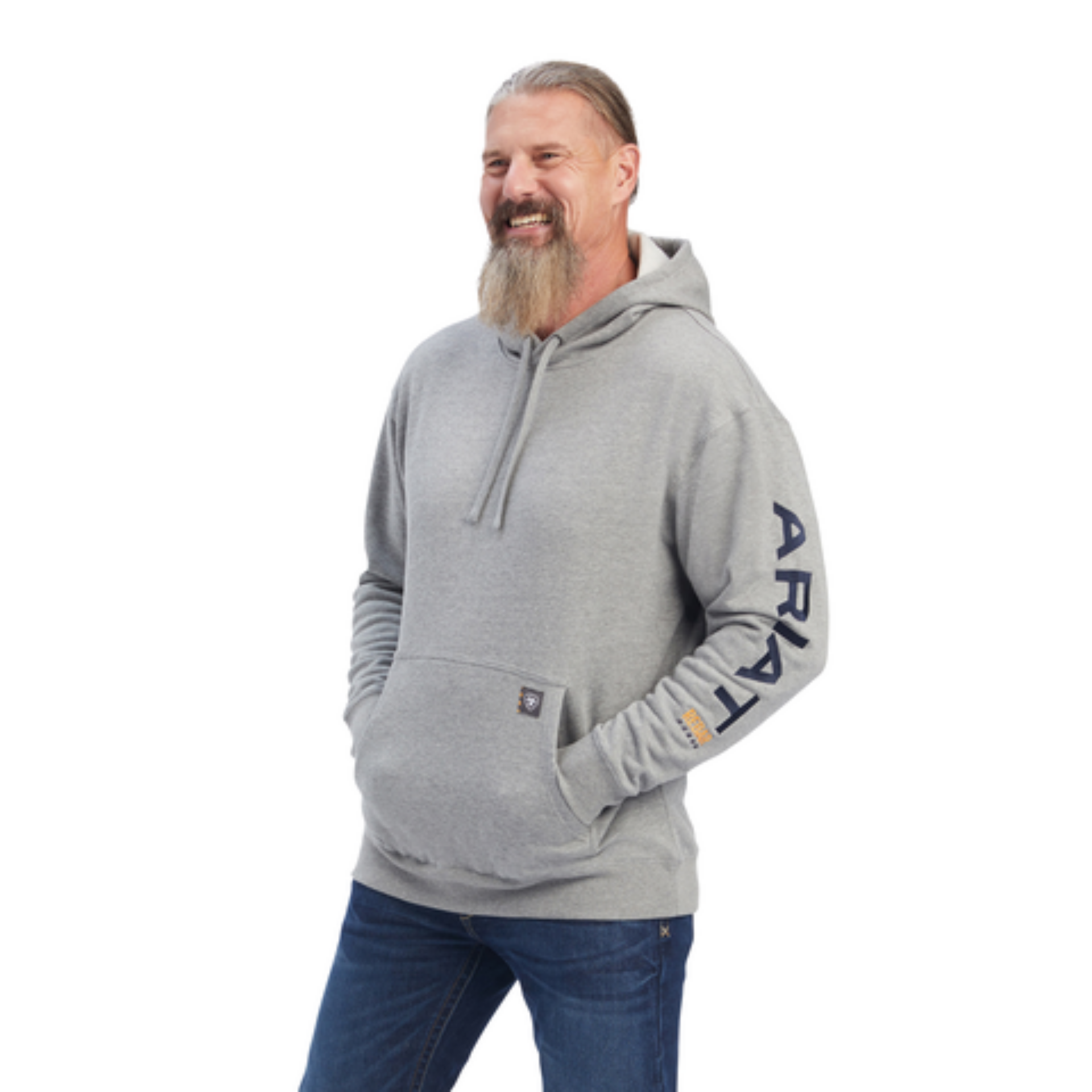 Picture of Ariat 10041627 Rebar Workman Graphic Hoodie