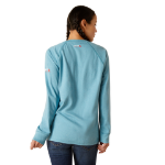 Picture of Ariat 10048788 FR AIR HENLEY LS TOP