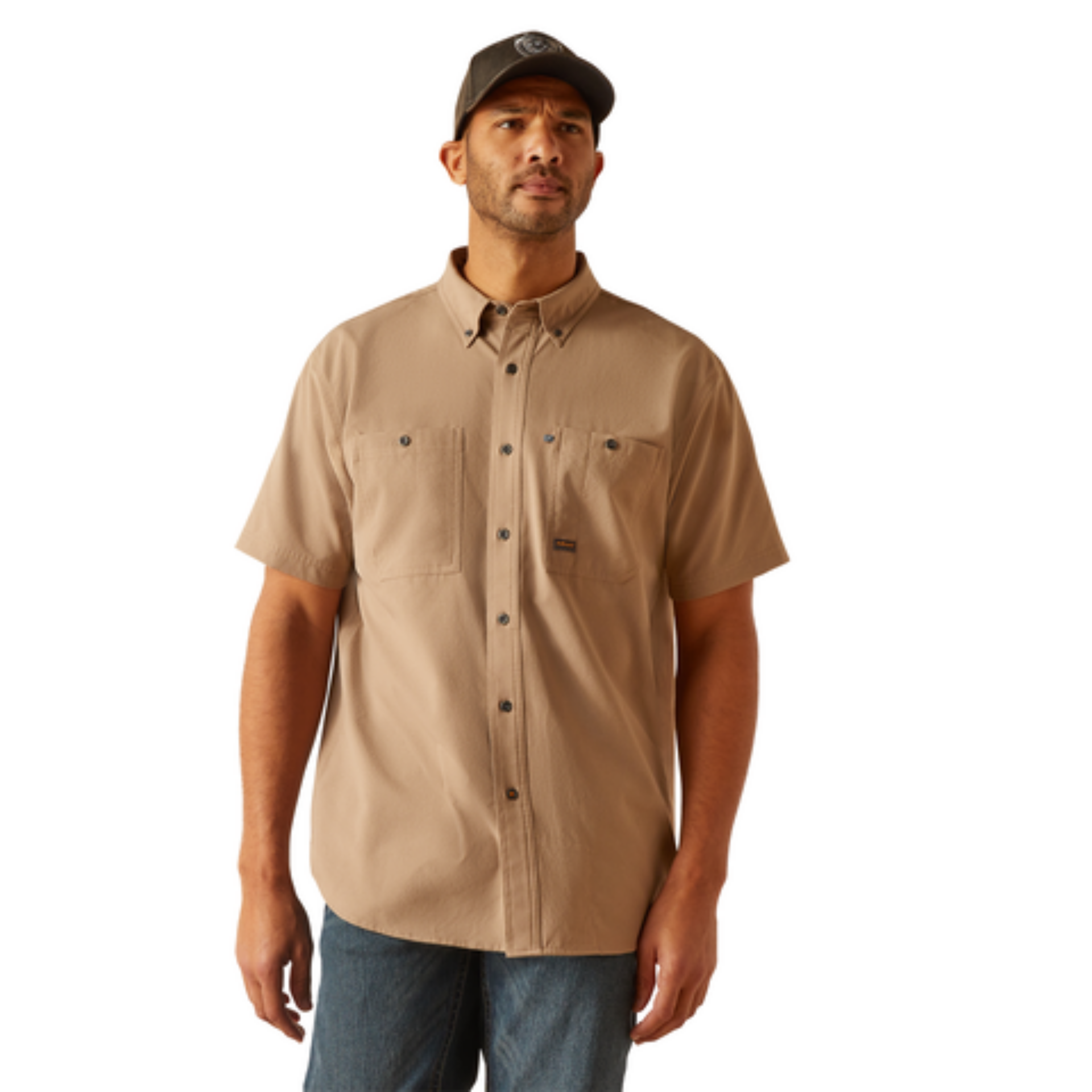 Picture of Ariat 10048948 Rebar Made Tough 360 Airflow Work Shirt