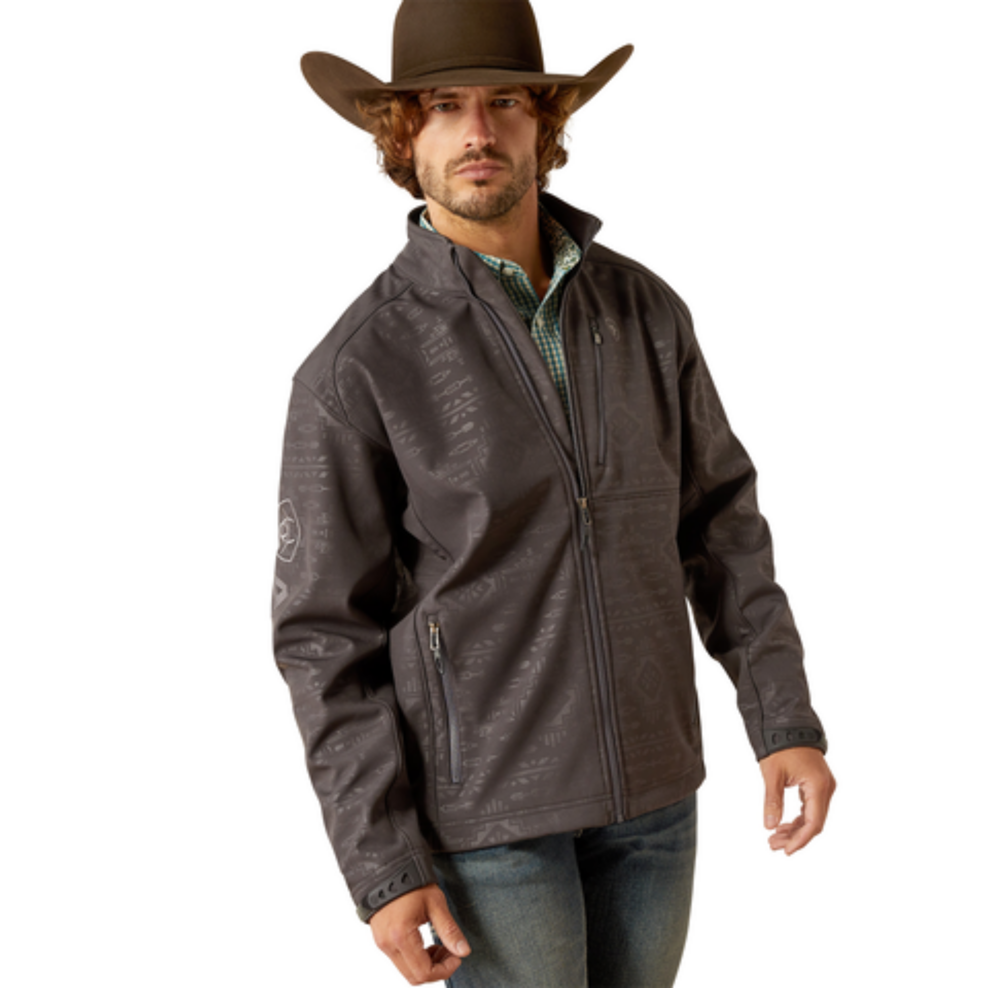 Picture of Ariat 10058158 LOGO 2.0 SOFTSHELL JKT