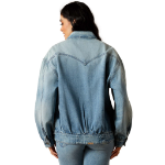 Picture of Ariat 10065931 Cheyenne Denim Bomber Jacket