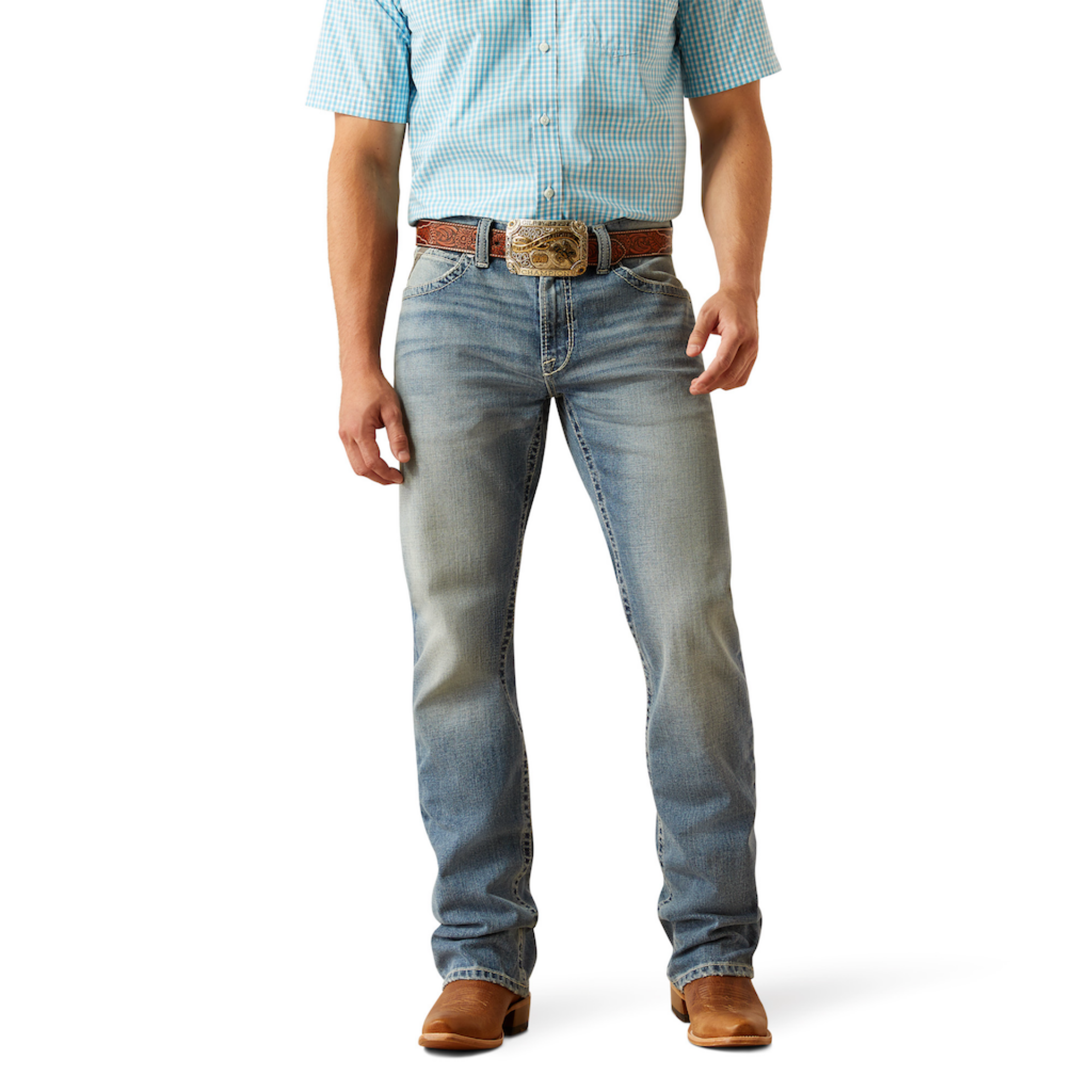 Picture of Ariat 10060929 M4 Relaxed Reece Straight Leg Jeans