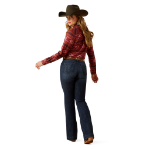 Picture of Ariat 10061725 High Rise Frazey Slim Trouser Jeans