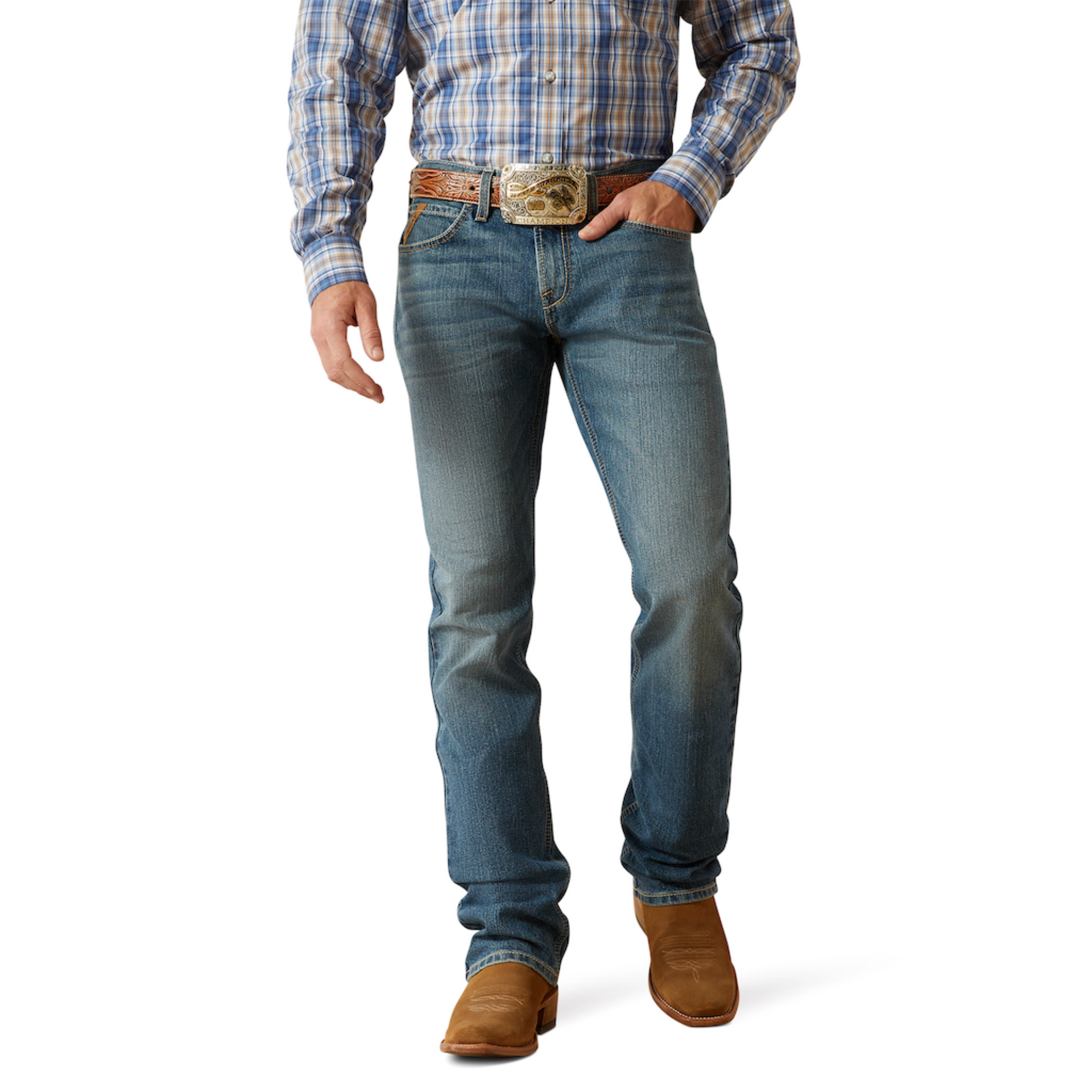 Picture of Ariat 10061741 M7 Slim Jed Straight Leg Jean