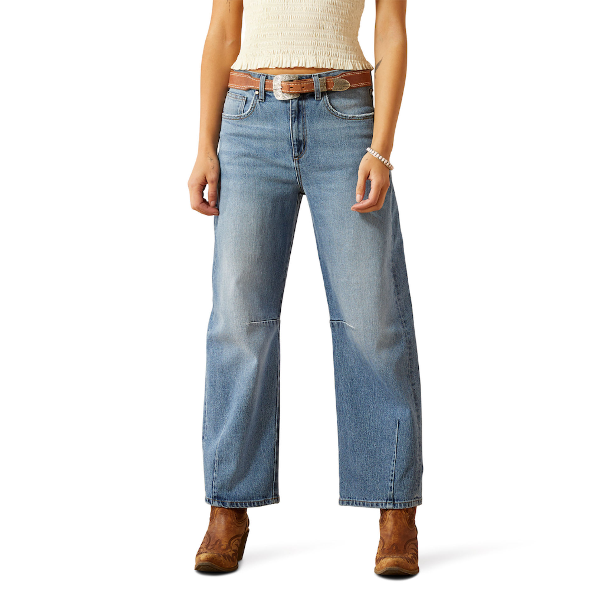 Picture of Ariat 10071804 Ultra High Rise Jazmine Barrel Jean