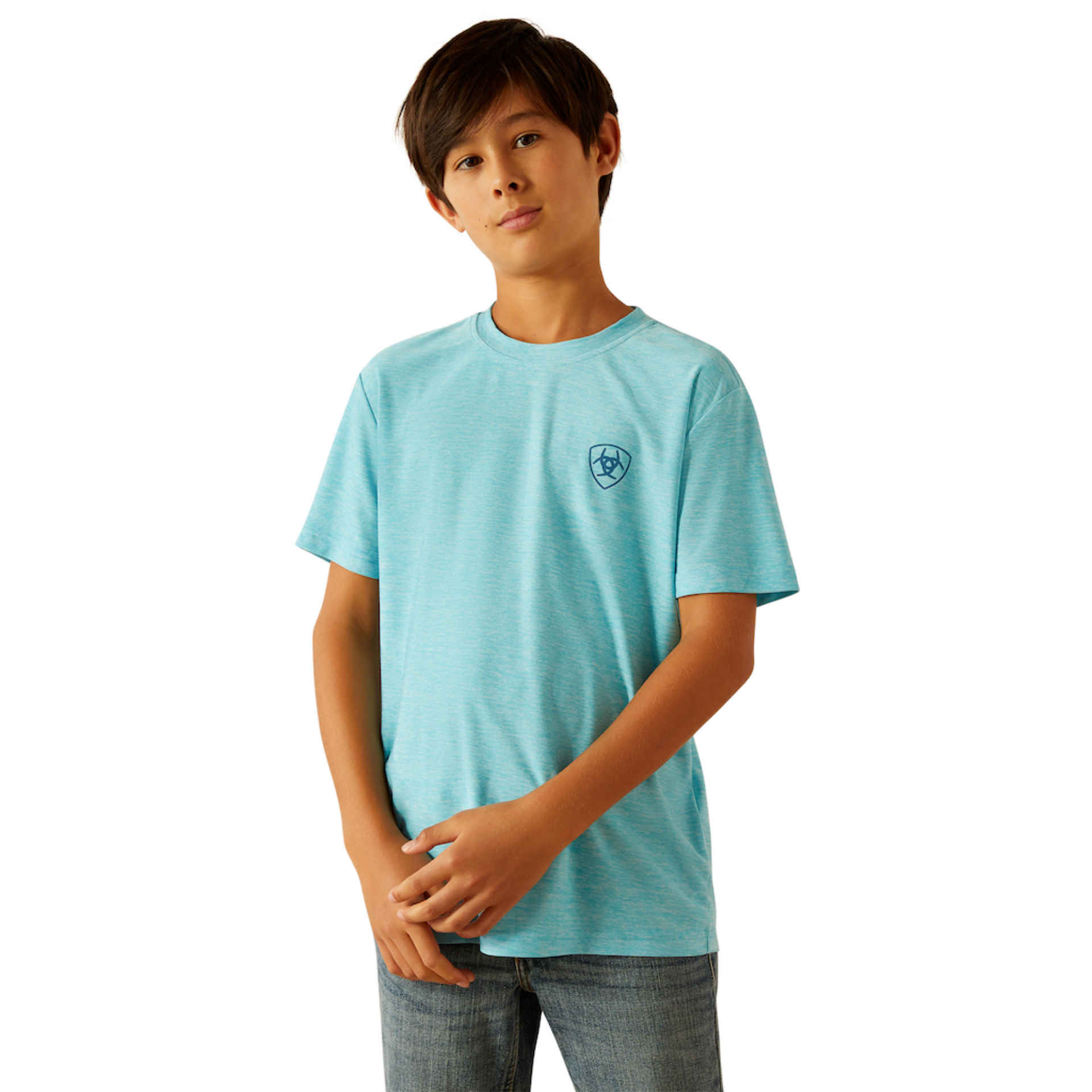 Picture of Ariat 10054754 Diagonal Flag Charger T-Shirt