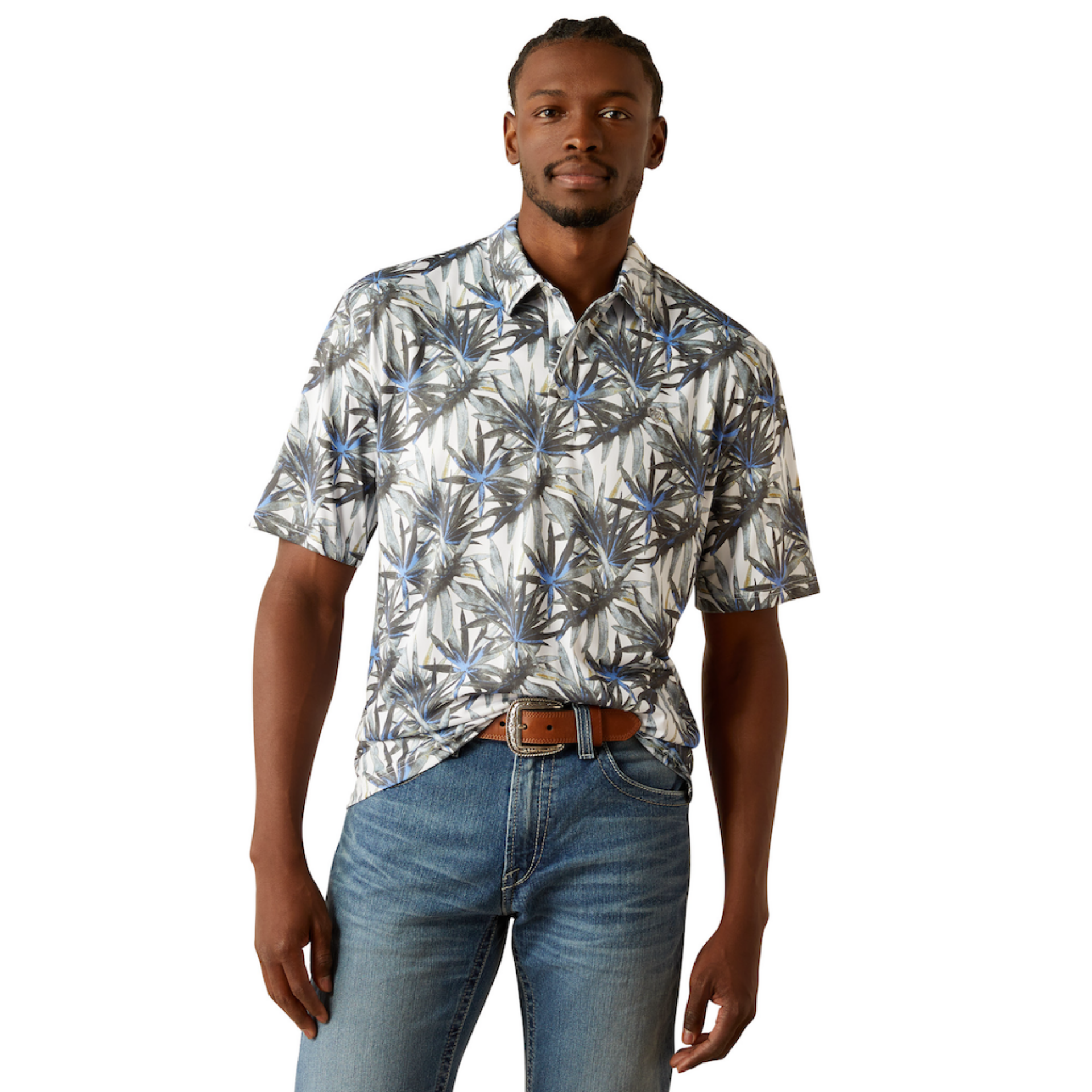 Picture of Ariat 10058781 All Over Print Polo