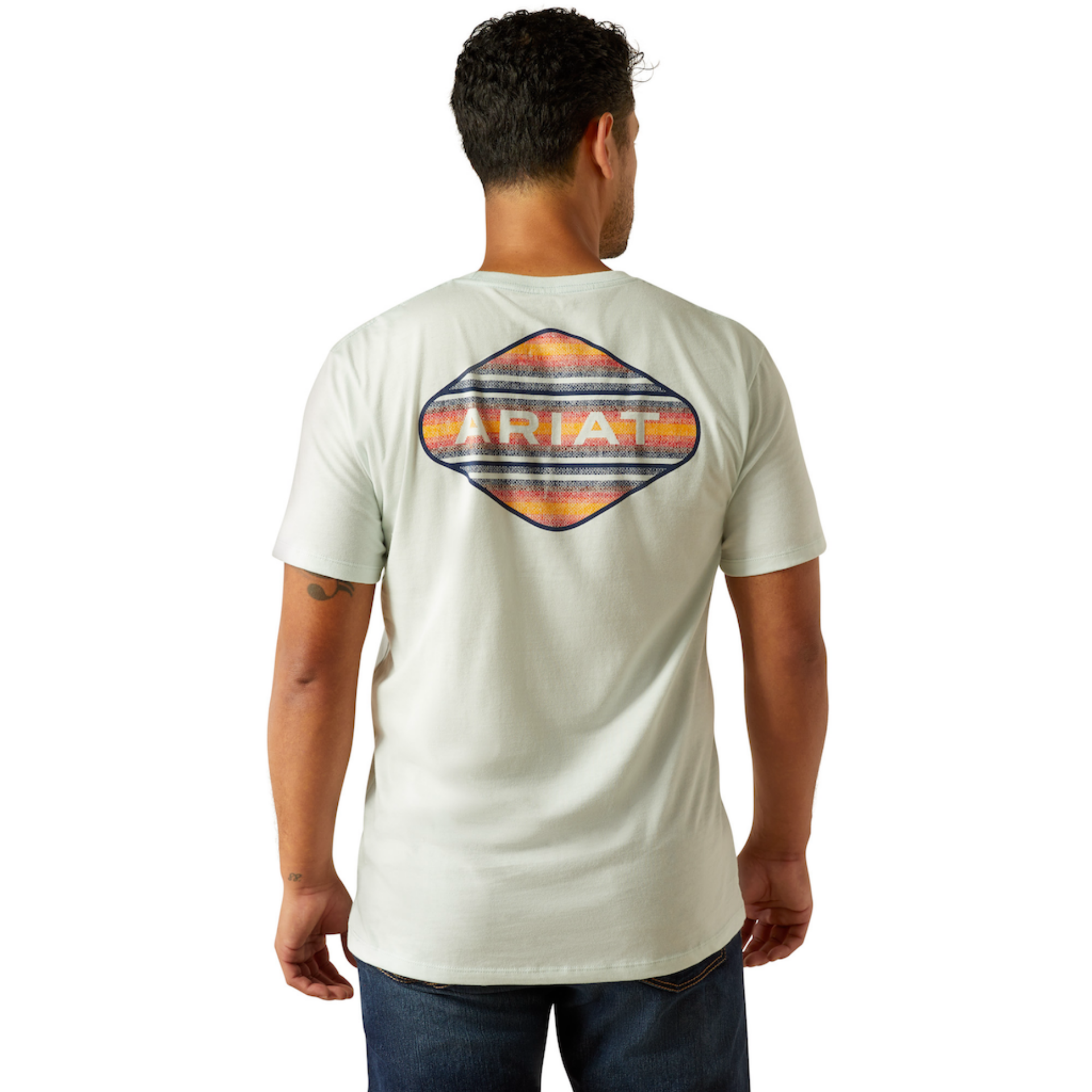 Picture of Ariat 10058886 Ariat Sunrise Bar Hex T-Shirt