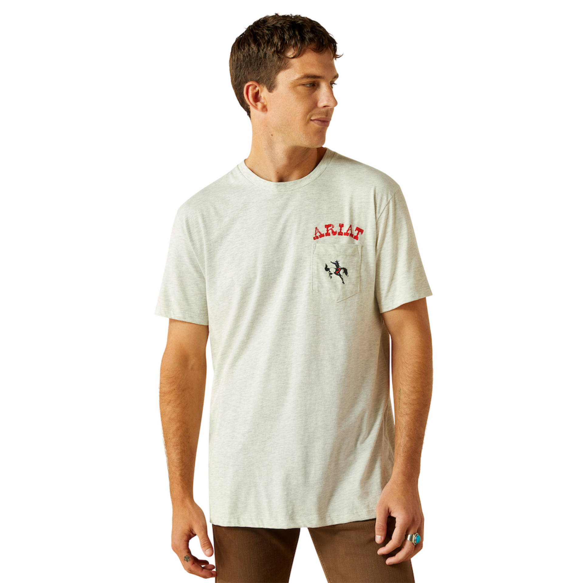 Picture of Ariat 10058895 Ariat Bronc Pocket T-Shirt