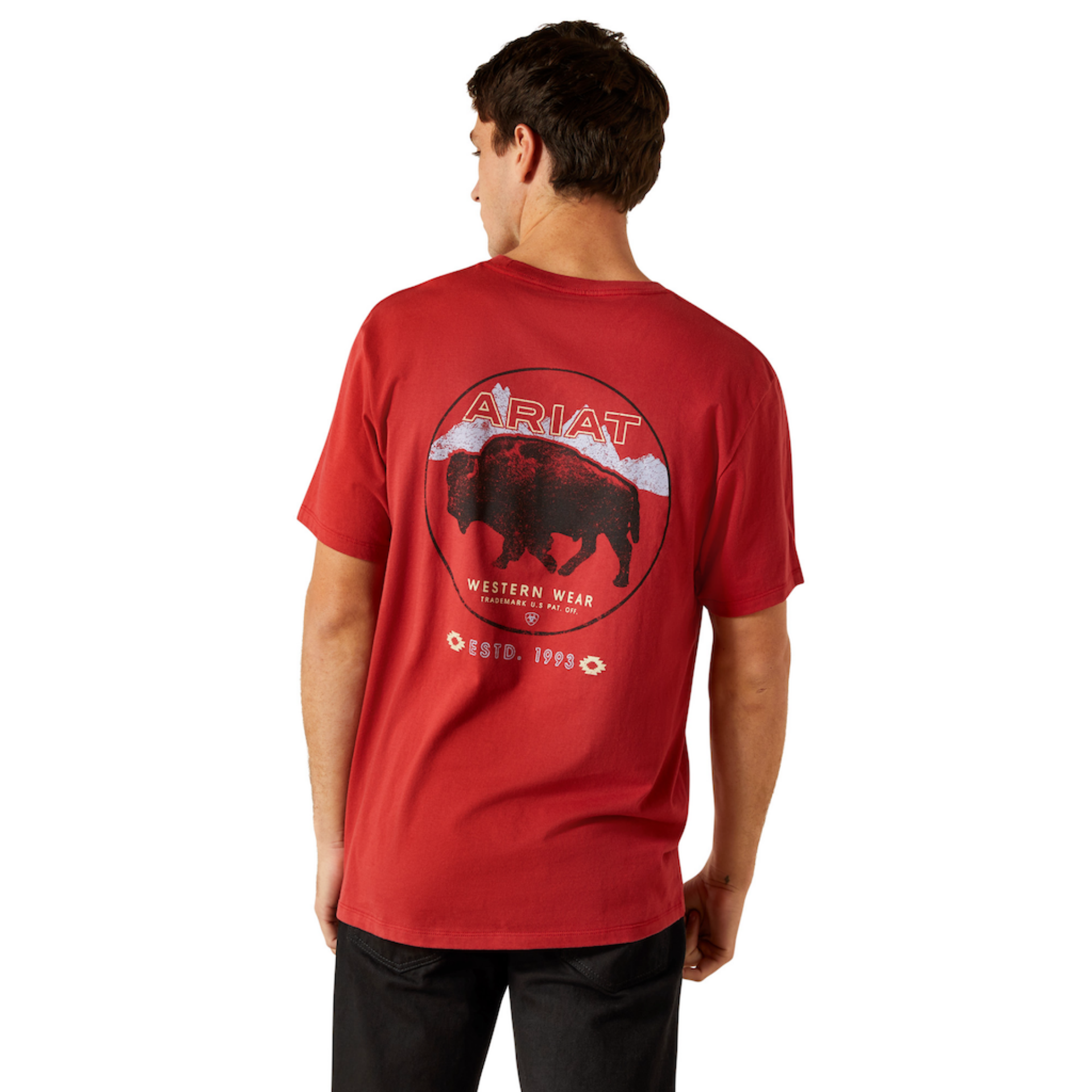 Picture of Ariat 10062419 Ariat Patriot Buffalo Coin T-Shirt