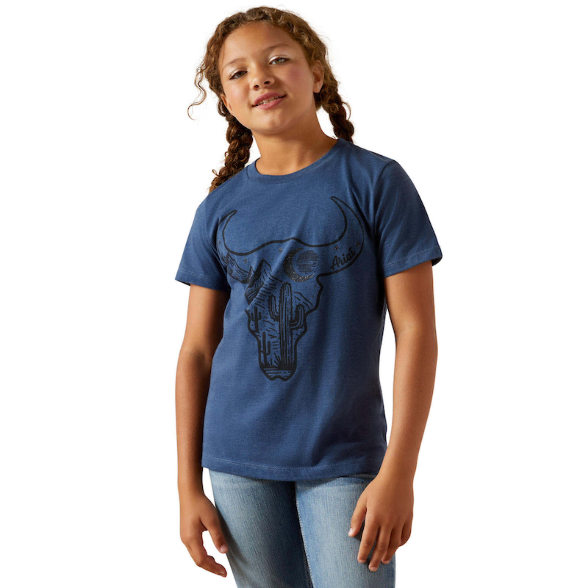 Picture of Ariat 10062873 Ariat Bull Night Sky T-Shirt