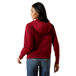 Picture of Ariat 10062398 Stitched Full Zip Hoodie