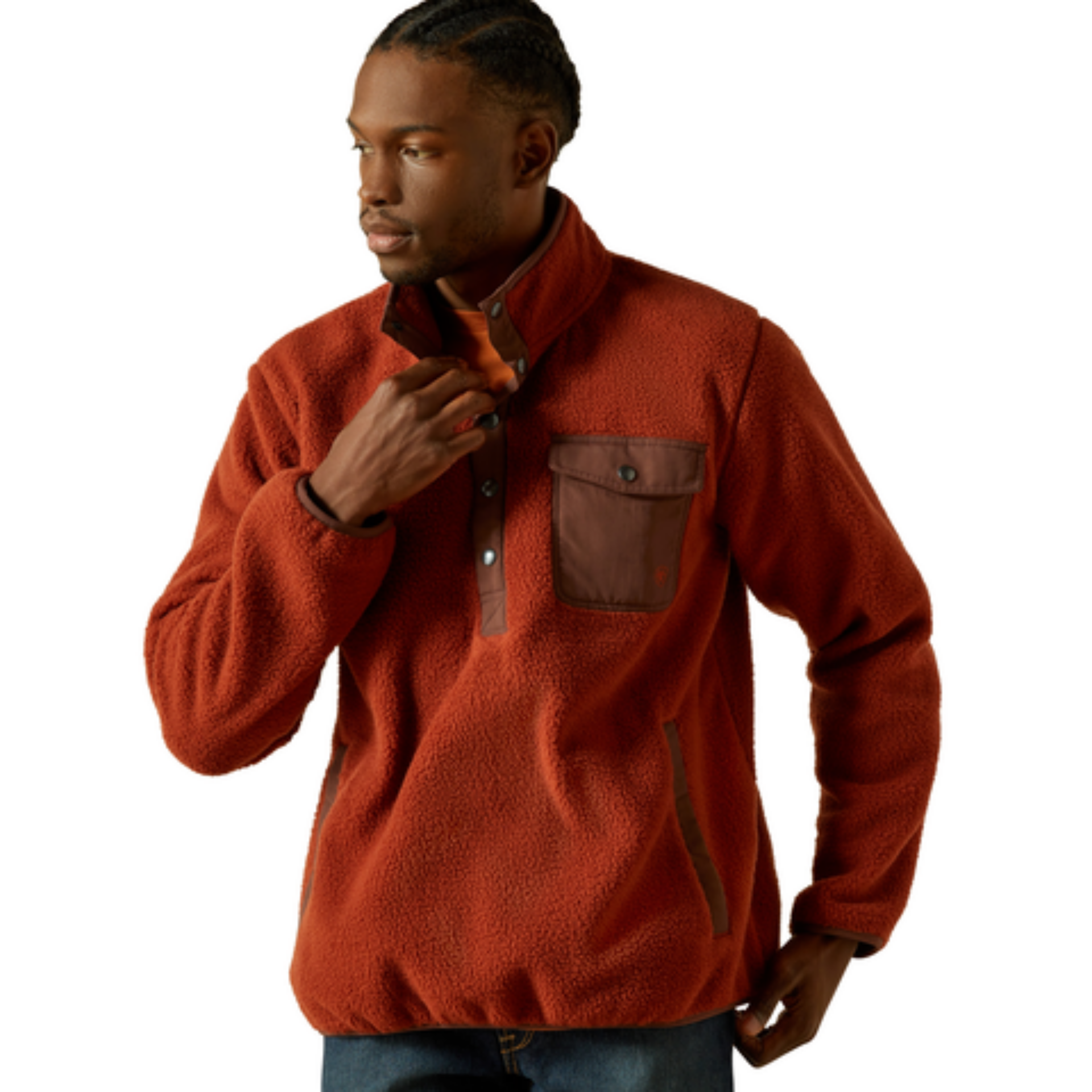 Picture of Ariat 10062491 Polar Bear Mock Sweater
