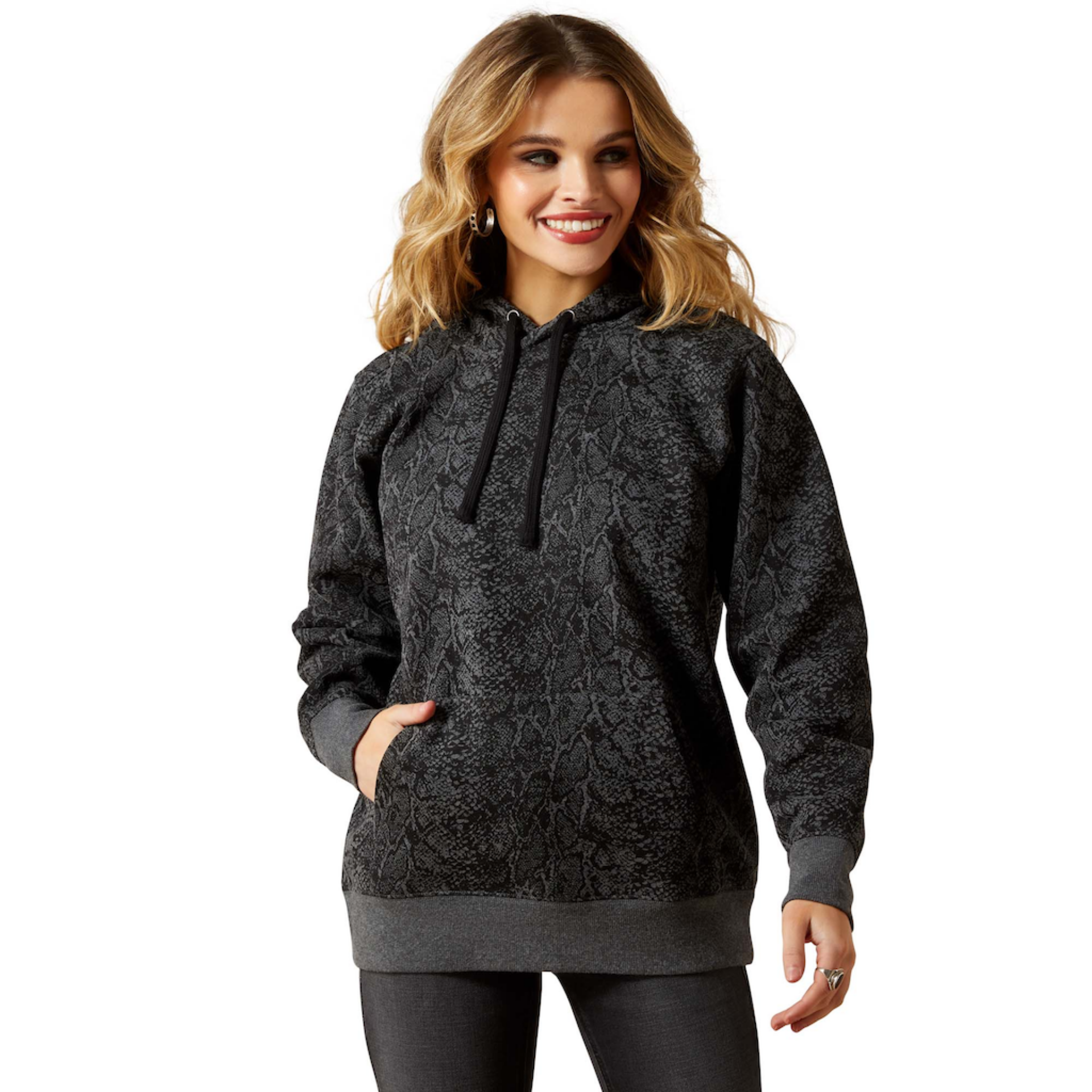 Picture of Ariat 10065872 Snake Sheen Hoodie