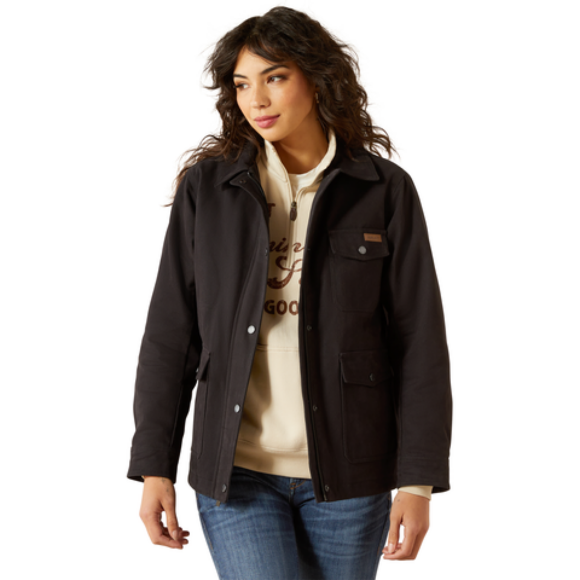 Picture of Ariat 10062304 Western Canvas Chore Jacket