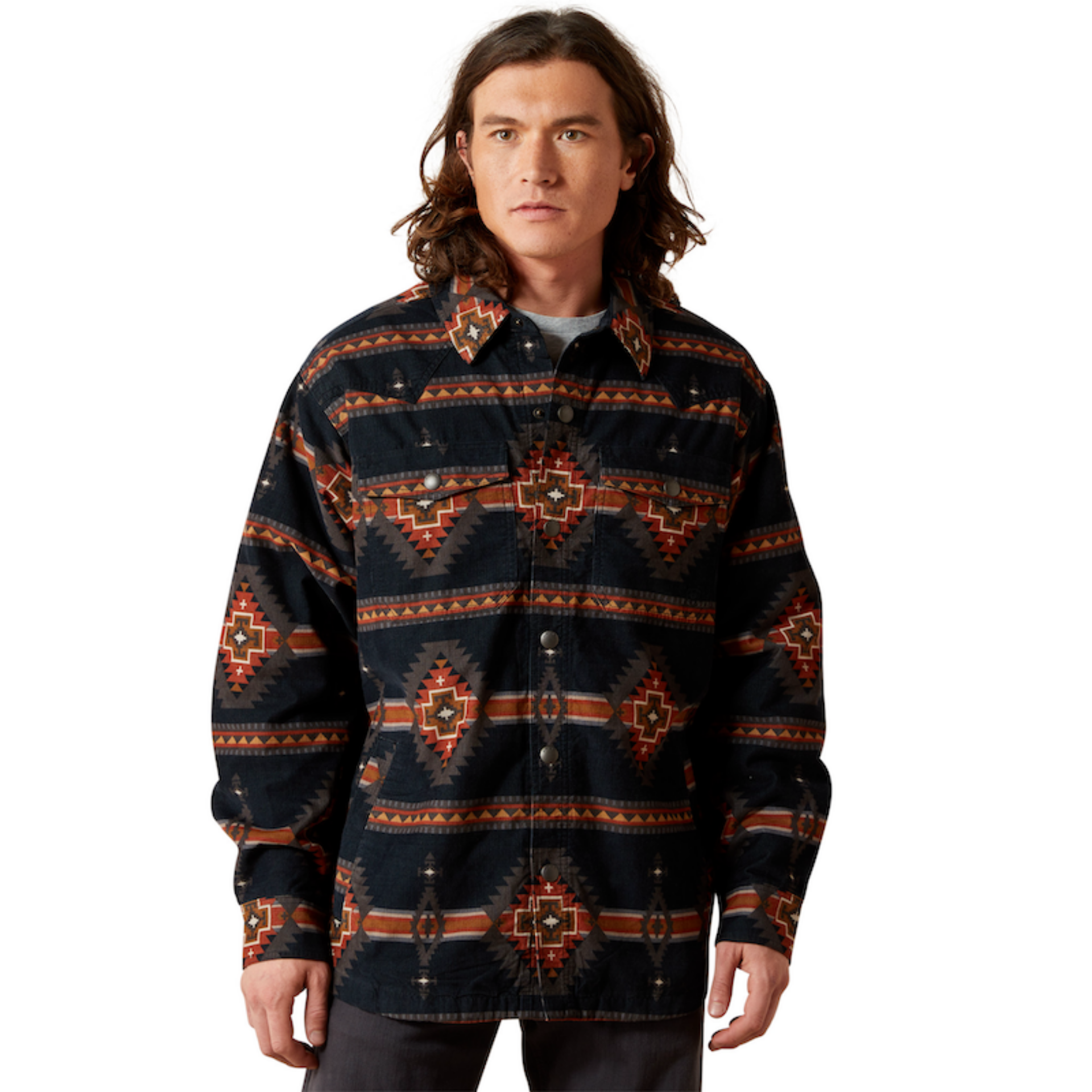 Picture of Ariat 10065817 Hensley Corduroy Retro Shirt Jacket