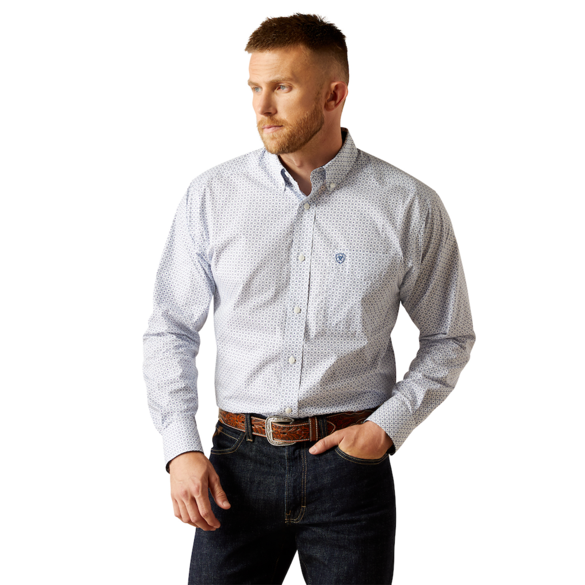 Picture of Ariat 10058952 Wrinkle Free Danny Classic Fit Shirt