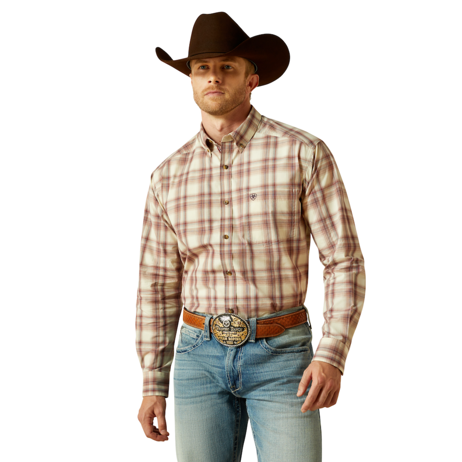 Picture of Ariat 10062214 Pro Series Tobias Classic Fit Shirt