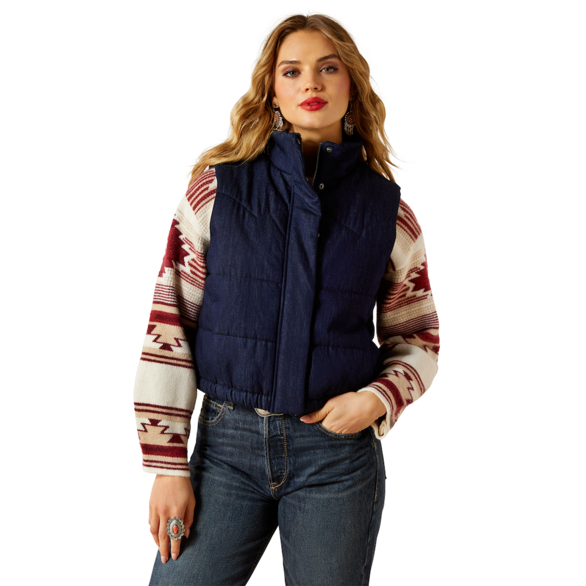 Picture of Ariat 10062406 Western Swirls Vest