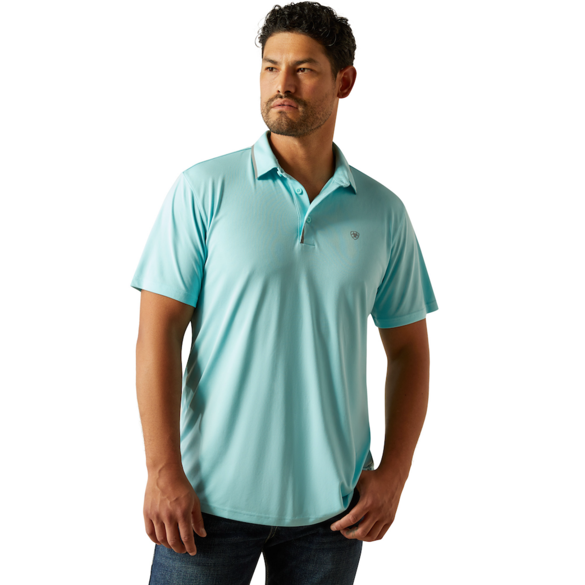 Picture of Ariat 10058733 Welded TEK Fitted Polo