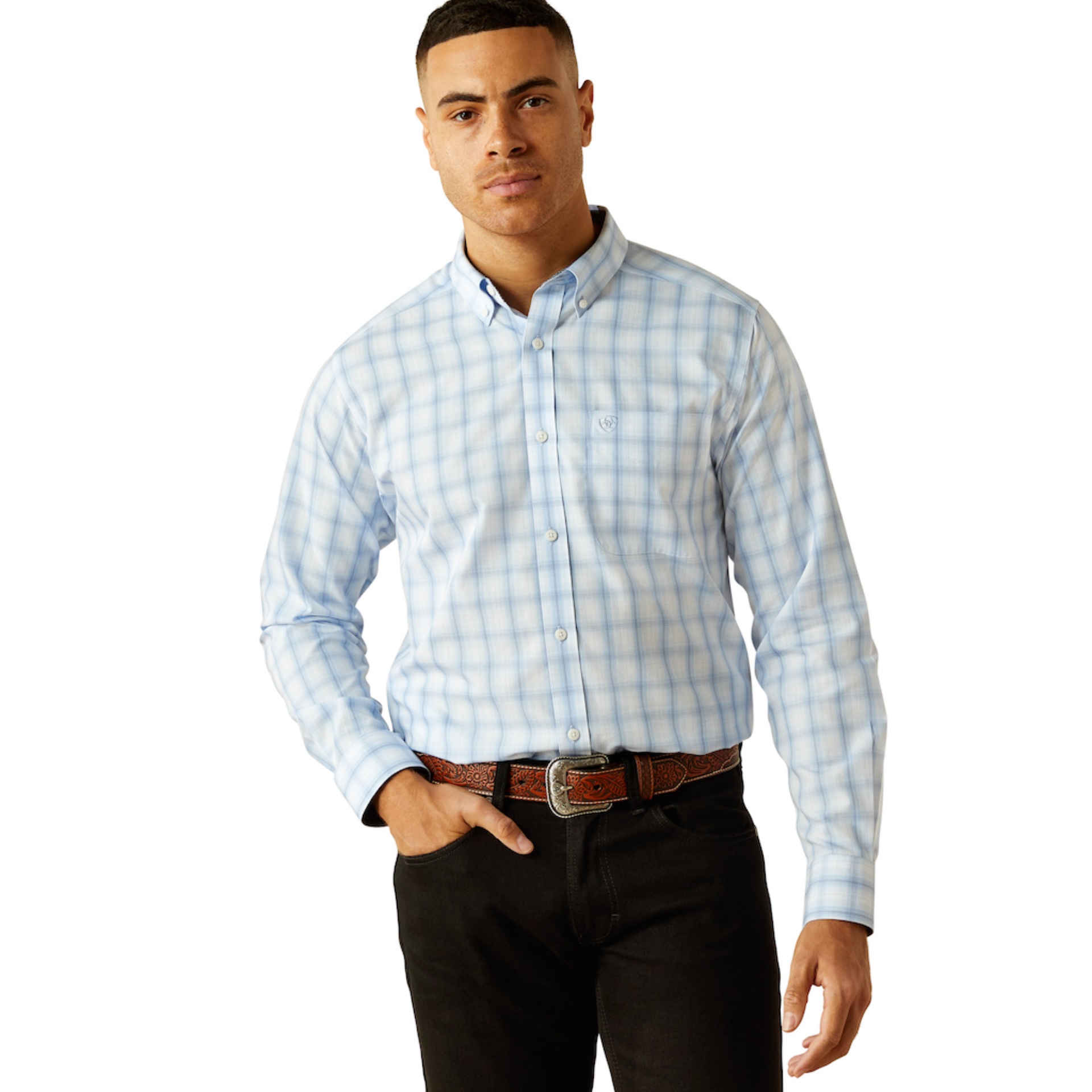 Picture of Ariat 10058992 Wrinkle Free Diego Fitted Shirt