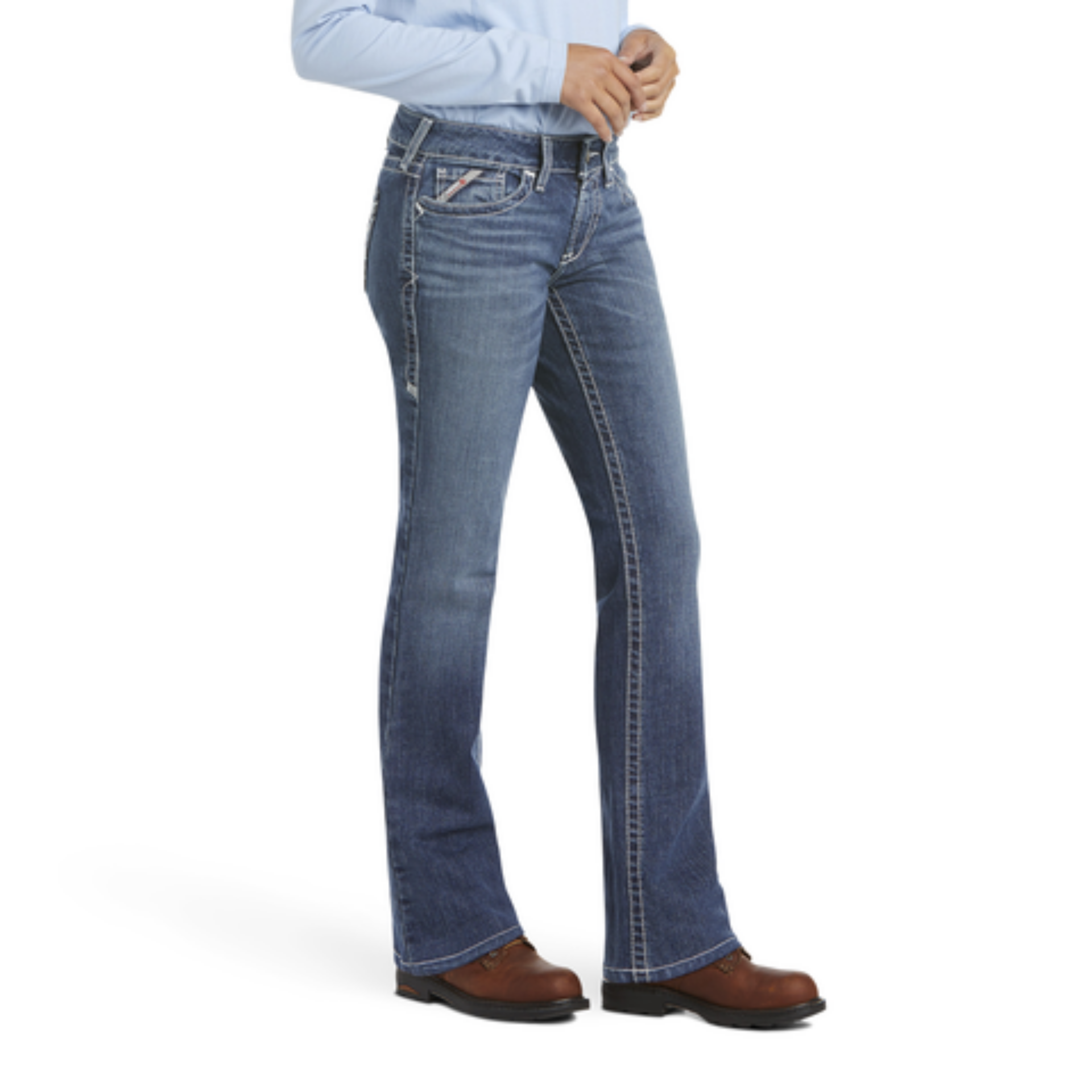 Picture of Ariat 10019544 FR DuraStretch Entwined Boot Cut Jean