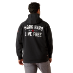 Picture of Ariat 10054605 FR DuraStretch Work Hard Live Free Hoodie
