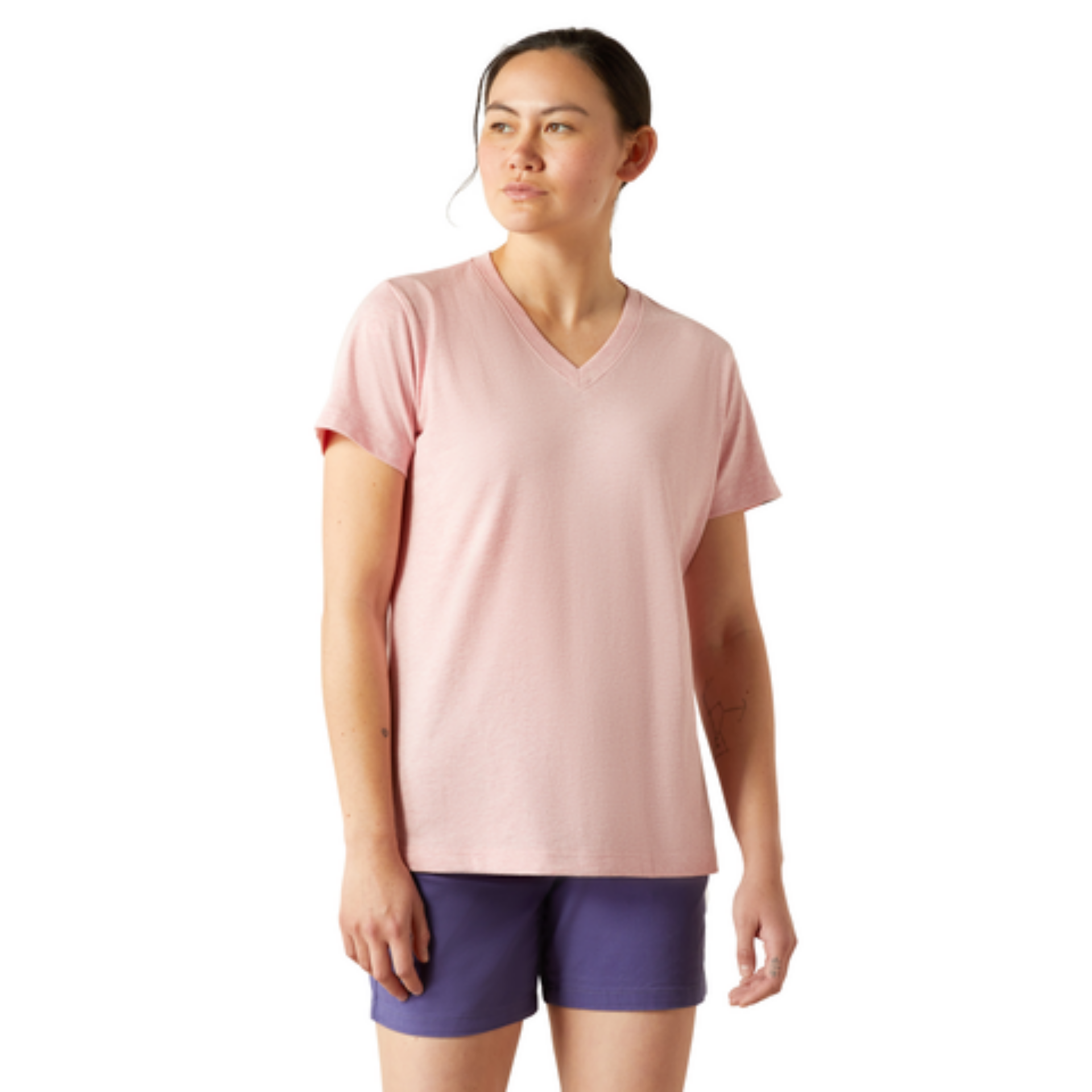 Picture of Ariat 10054439 Rebar Cotton Strong Standard V-Neck T-Shirt