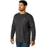 Picture of Ariat 10062753 Rebar Cotton Strong Standard Logo Pocket T-Shirt