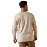 Picture of Ariat 10062756 Rebar Cotton Strong Standard Logo Pocket T-Shirt