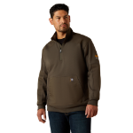 Picture of Ariat 10062608 Rebar Workman Duracanvas 1/4 Zip Sweatshirt