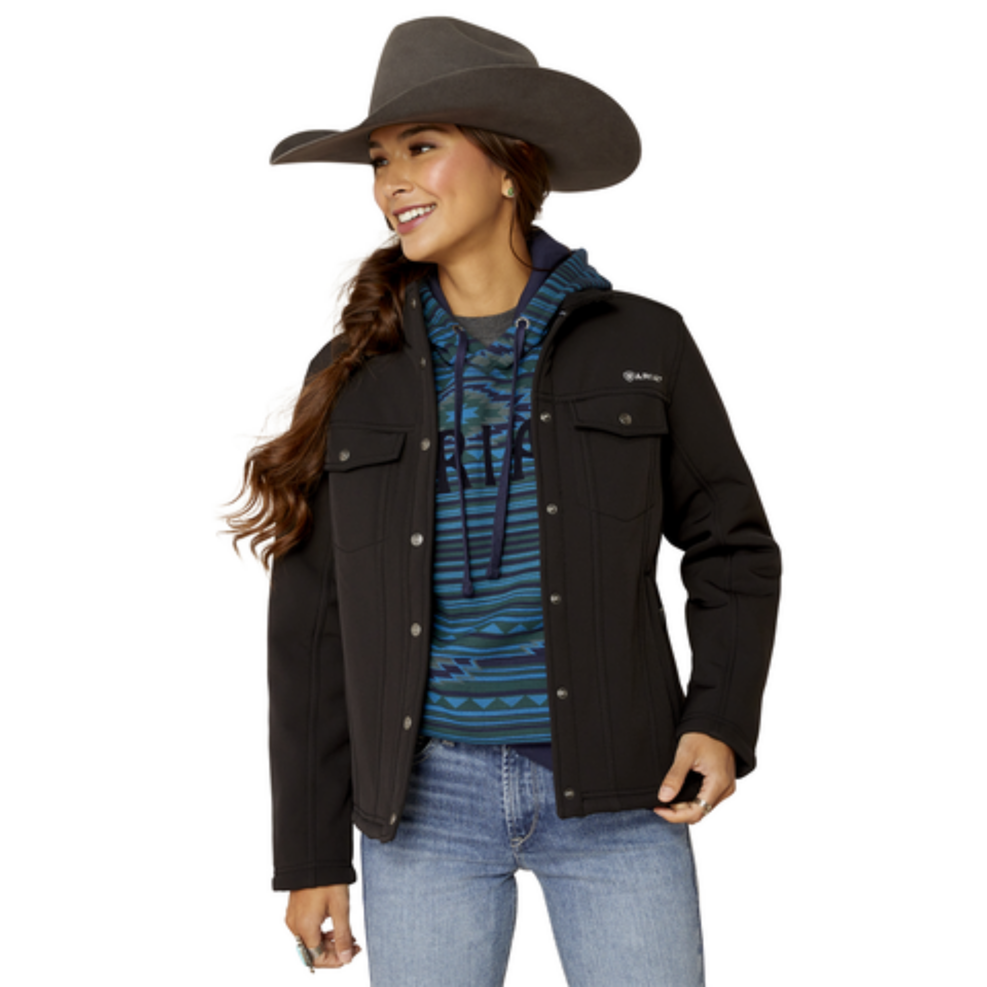 Picture of Ariat 10046445 BERBER BACK SOFTSHELL JKT