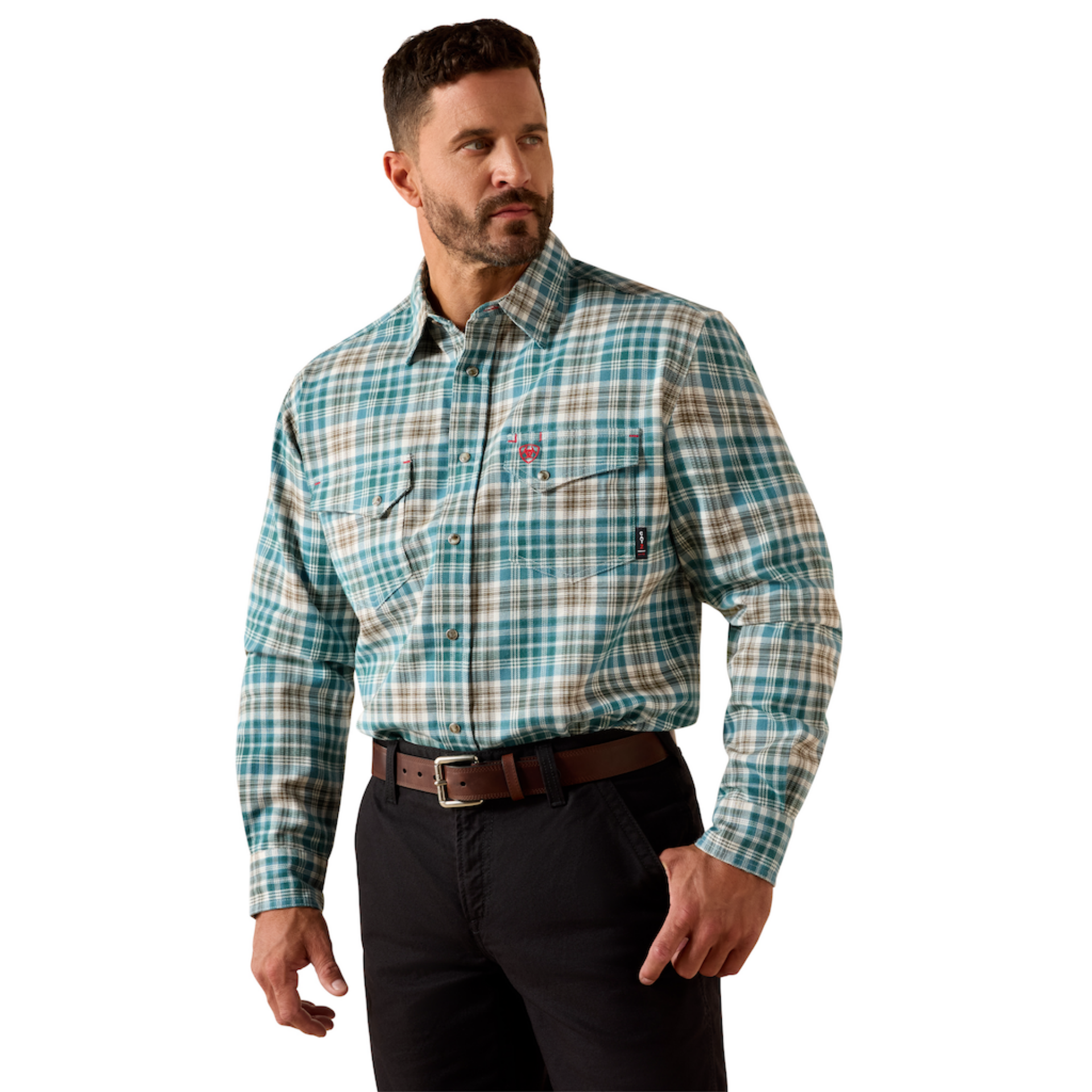 Picture of Ariat 10071317 FR Cobb Snap Work Shirt