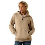Picture of Ariat 10071331 Rebar Lightweight Logo 1/2 Zip Hoodie