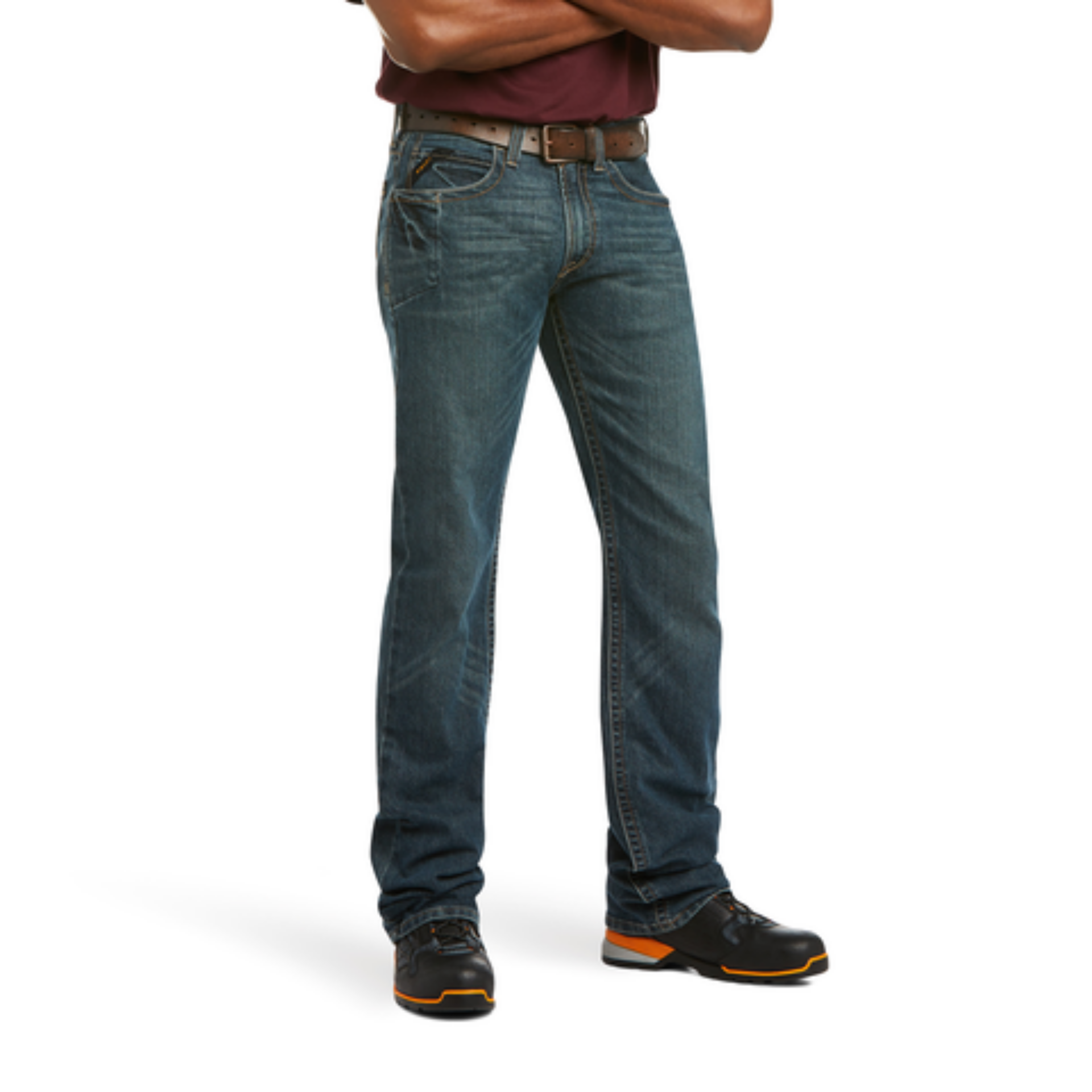 Picture of Ariat 10016222 Rebar M5 Straight DuraStretch Edge Straight Leg Jean
