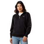 Picture of Ariat 10063144 Foundation Logo 1/2 Zip Sweatshirt
