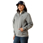 Picture of Ariat 10064012 Foundation Logo 1/2 Zip Sweatshirt