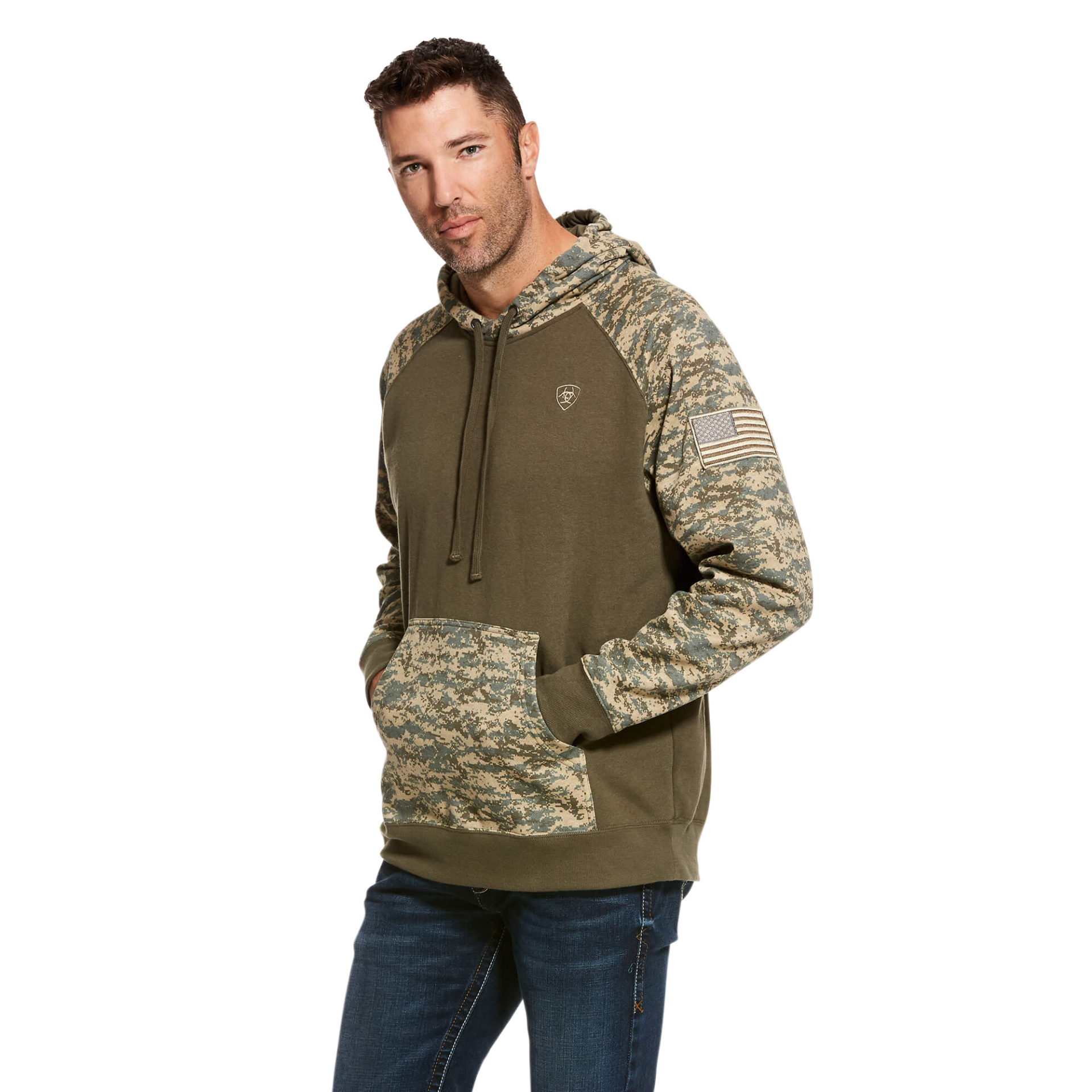 Picture of Ariat 10027982 Patriot Hoodie