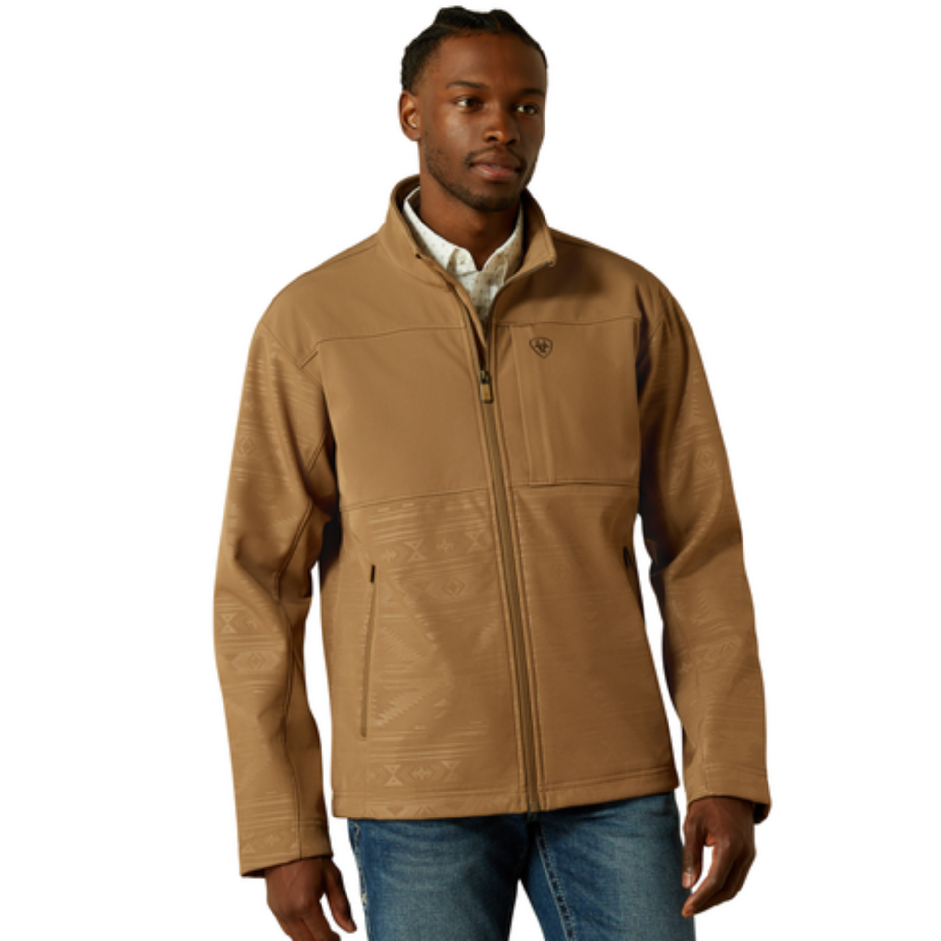 Picture of Ariat 10062599 Vernon Softshell  Jacket
