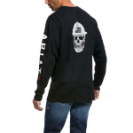 Picture of Ariat 10026434 FR Roughneck Skull Logo T-Shirt