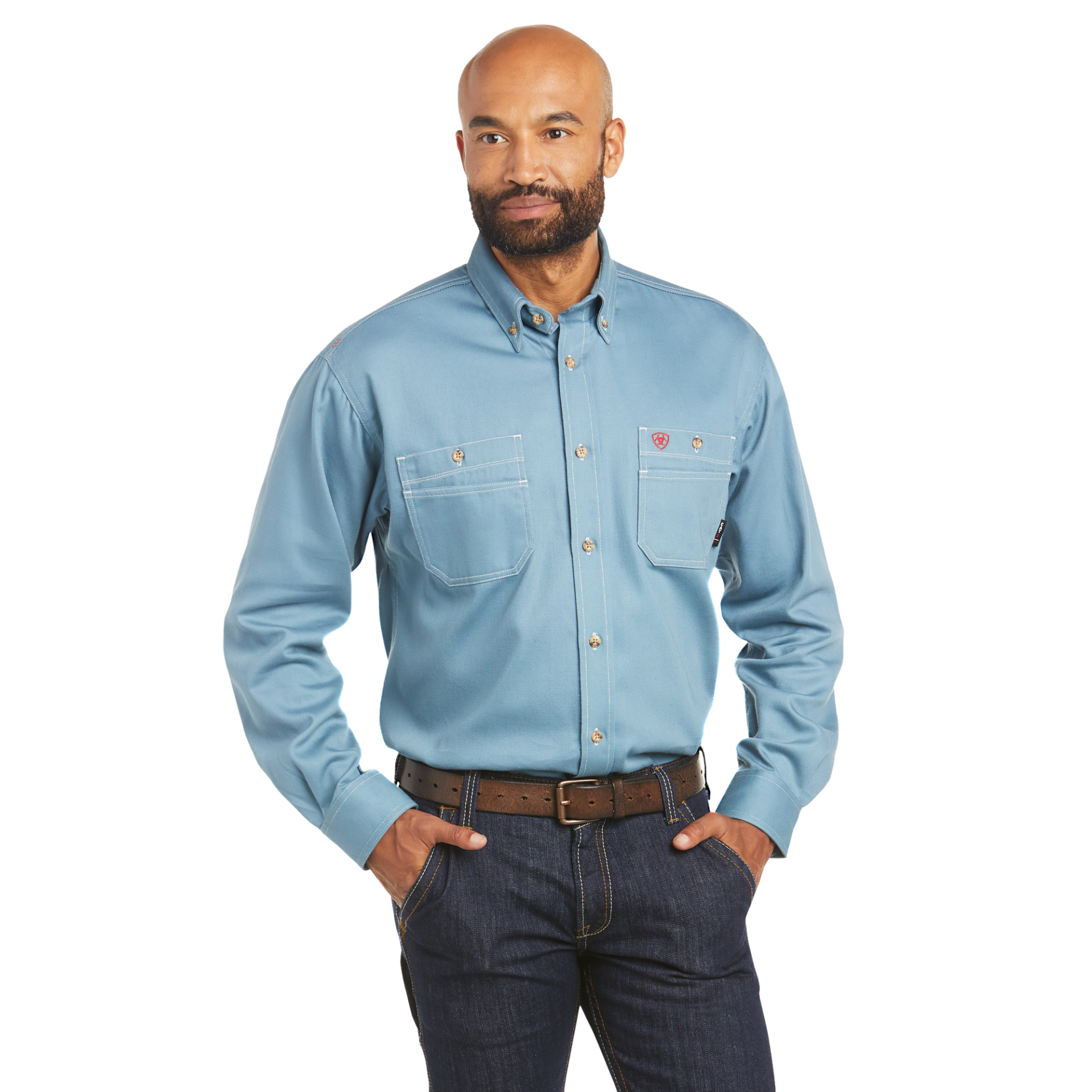 Picture of Ariat 10035433 FR Vented Work Shirt