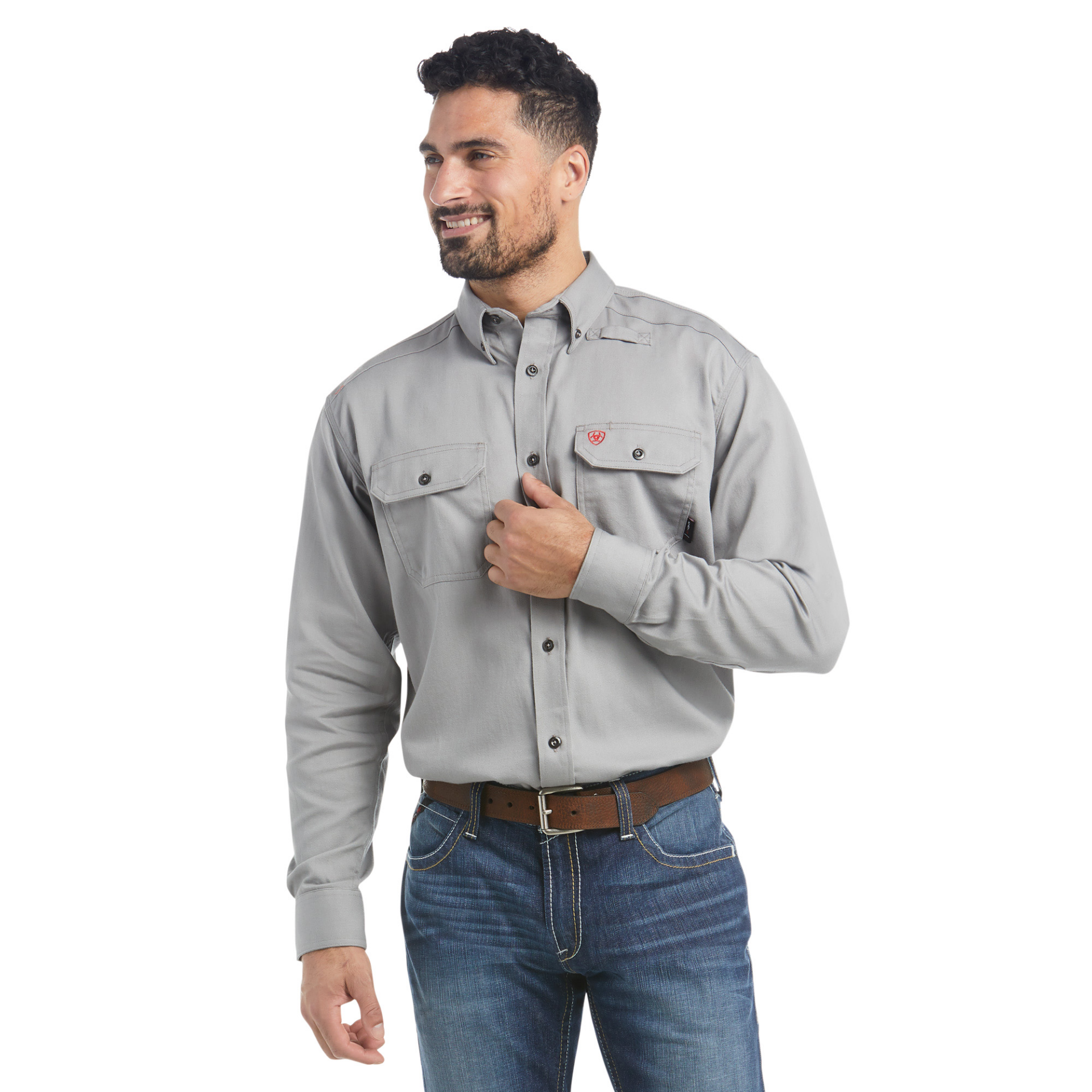 Picture of Ariat 10012253 FR Solid Work Shirt