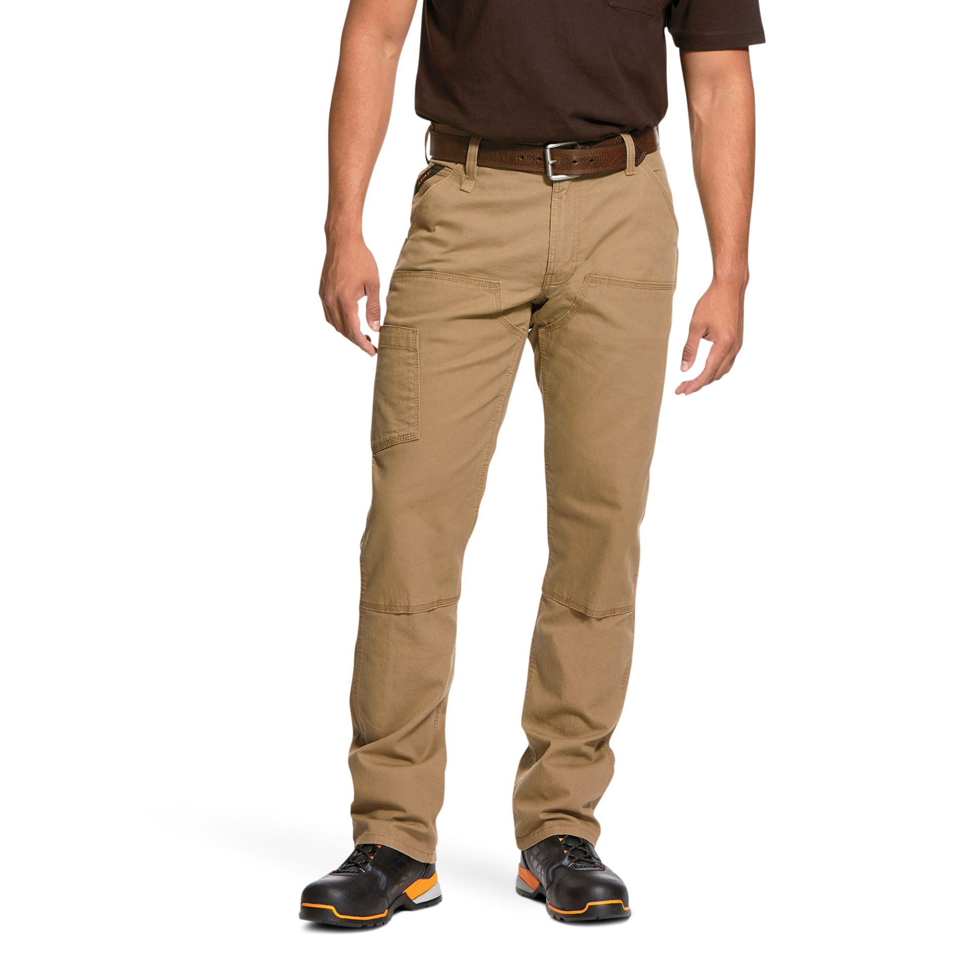 Picture of Ariat 10030232 Rebar M4 Relaxed DuraStretch Made Tough Double Front Stackable Straight Leg Pant
