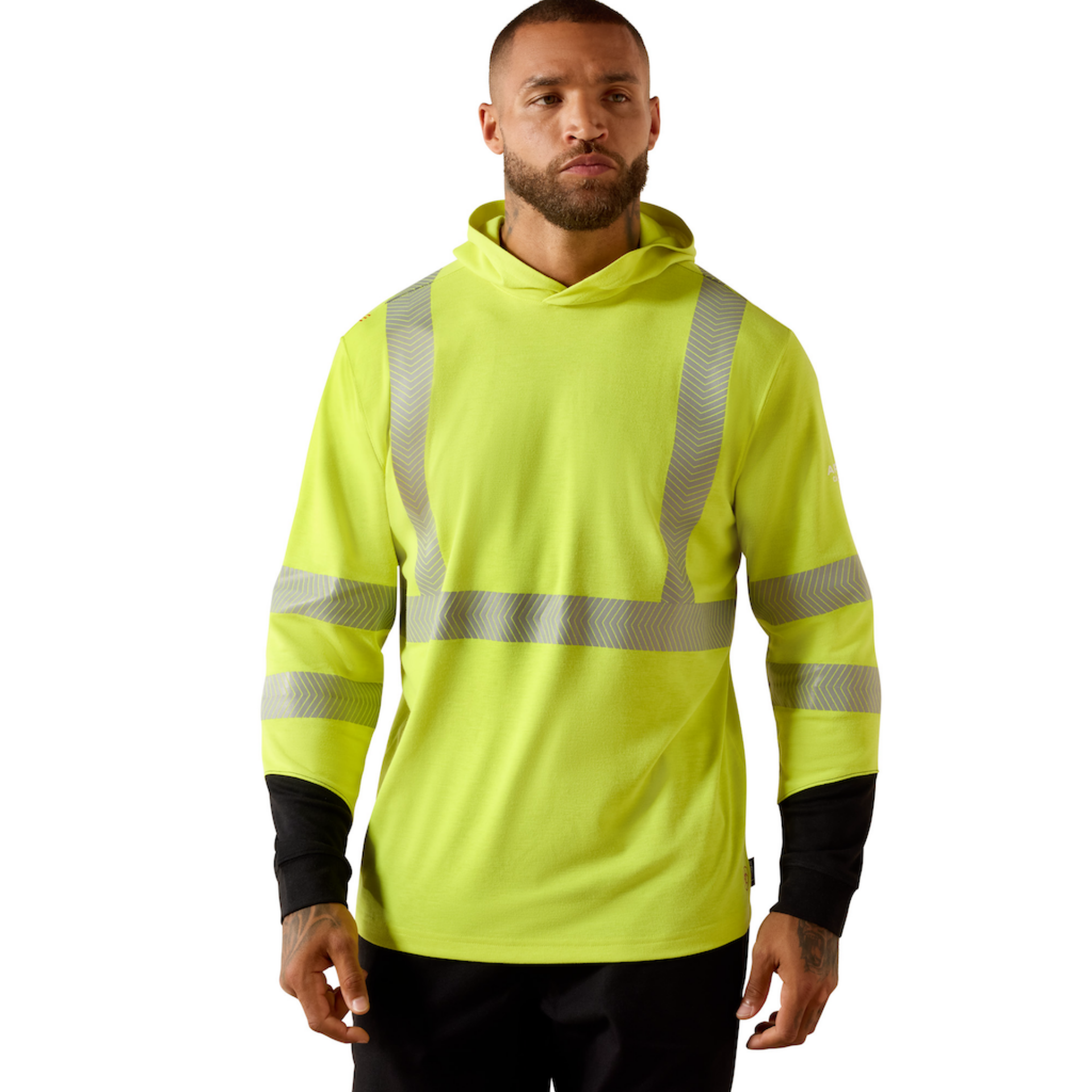 Picture of Ariat 10071622 FR Hi-Vis Colorblock Hoodie