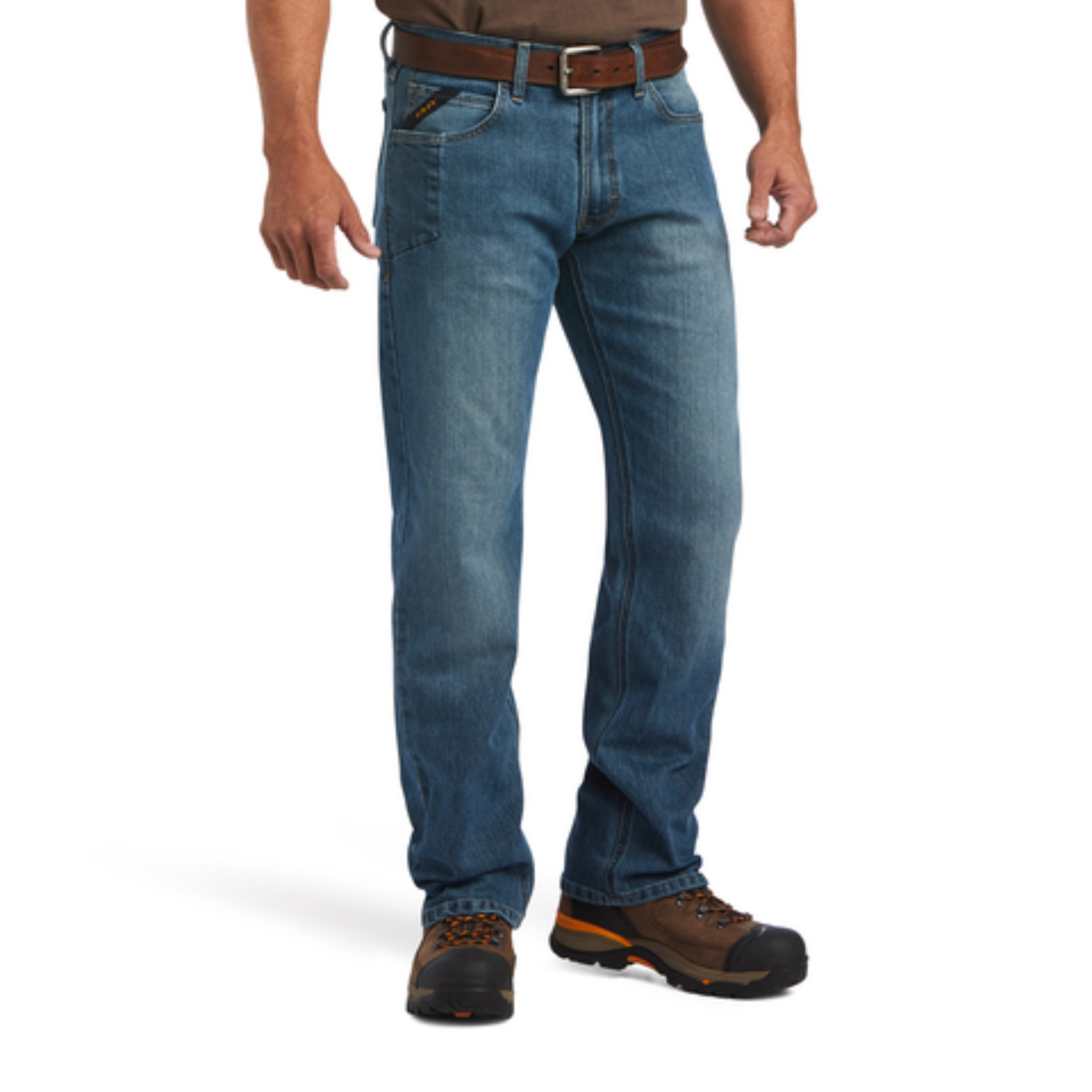 Picture of Ariat 10039288 Rebar M5 Straight DuraStretch Basic Stackable Straight Leg Jean