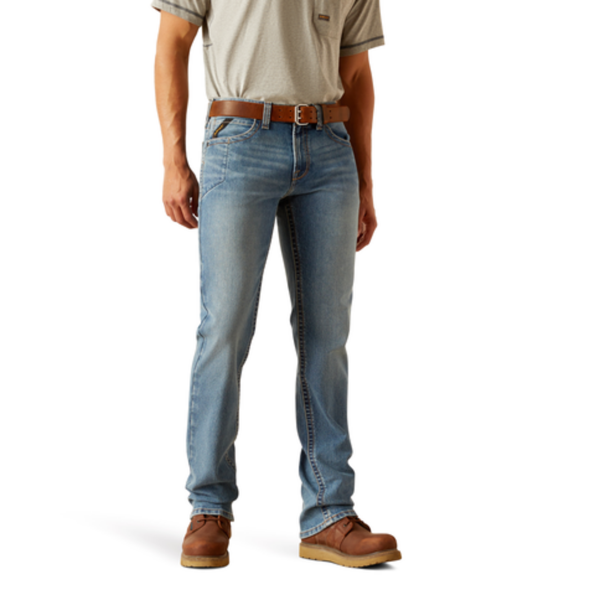 Picture of Ariat 10051852 Rebar M7 Slim Rail DuraStretch Straight Leg Jeans